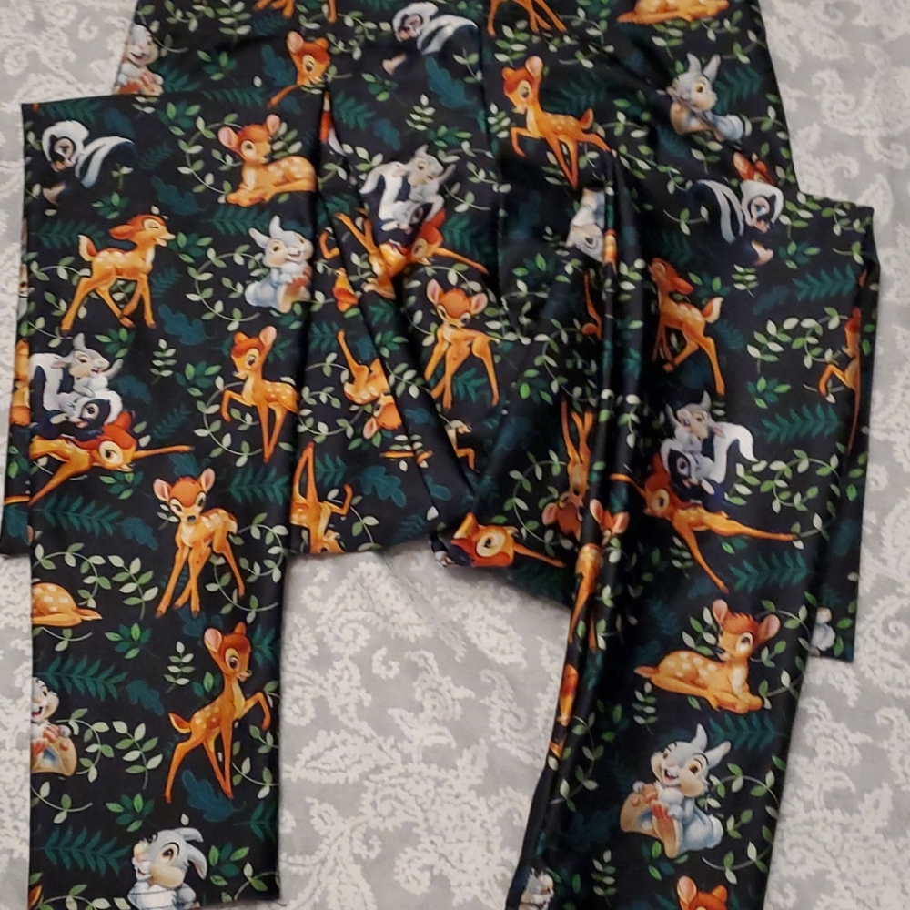 Black milk clothing x disney Bambi leggings